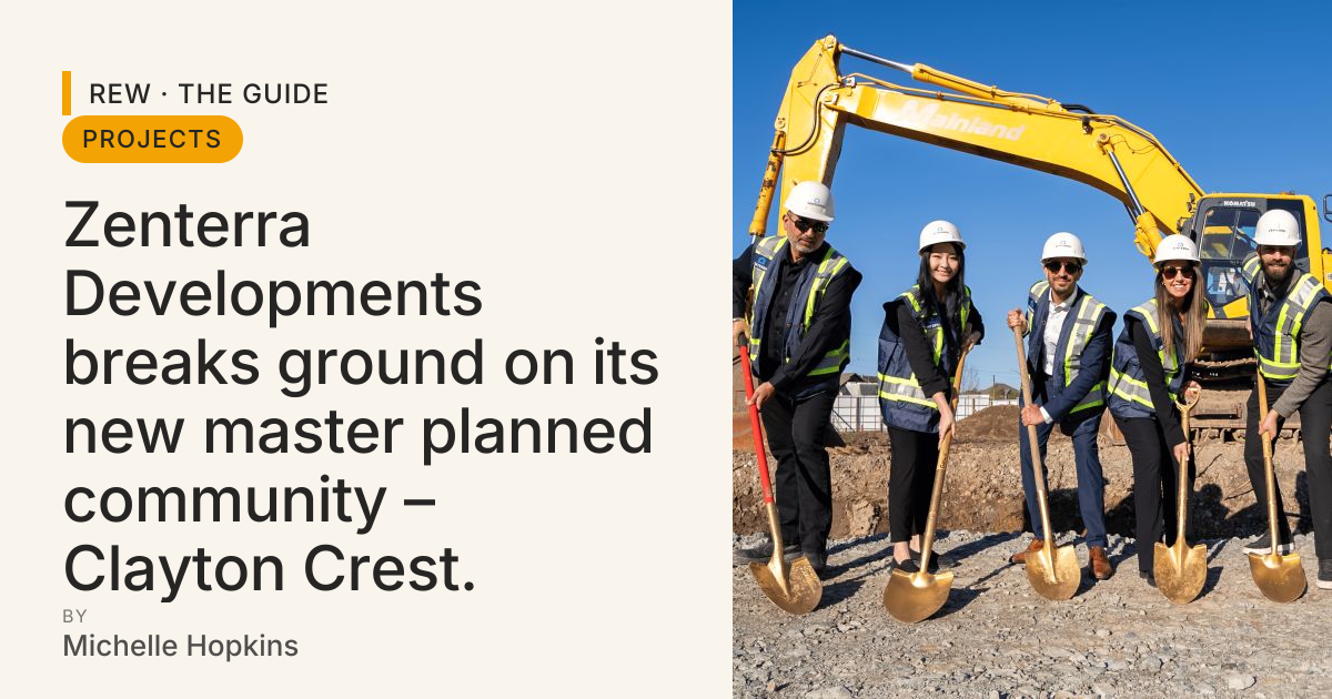 Zenterra Developments breaks ground on its new master planned community ...